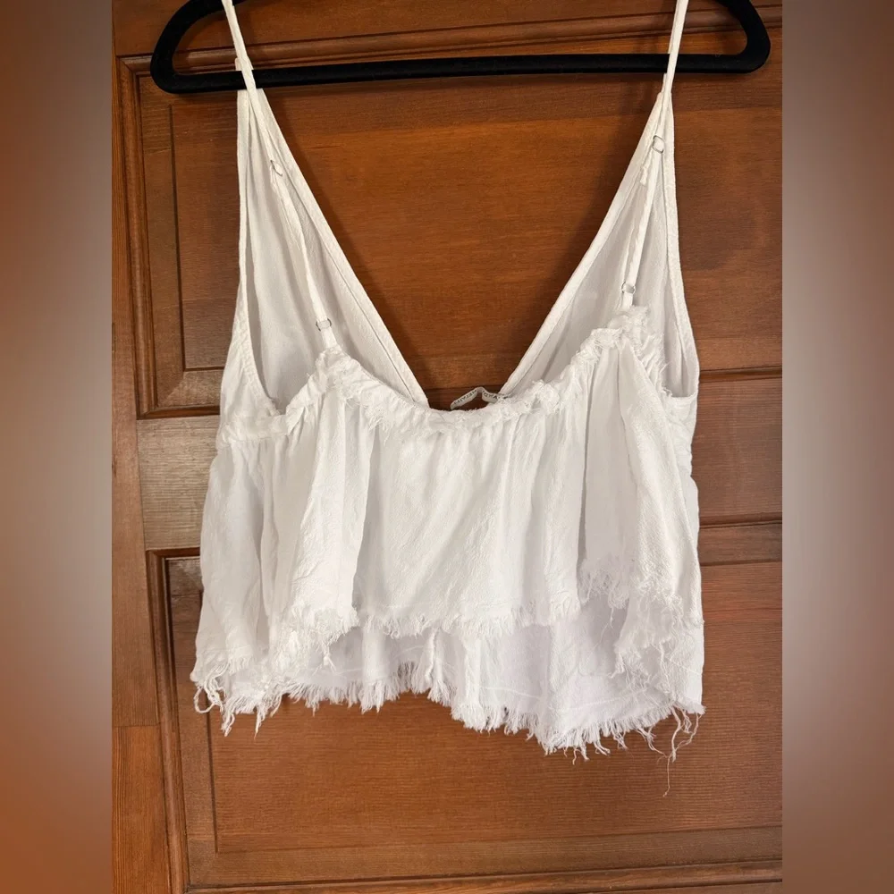Brandy Melville White Babydoll Top - Picture 5 of 5